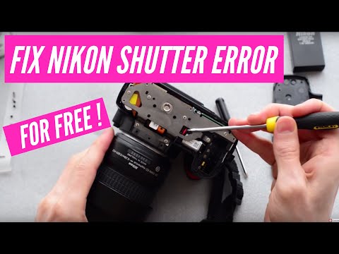 How to fix the Nikon DSLR "Press shutter release button again" error. Works on D40 D60 D3000 D5000