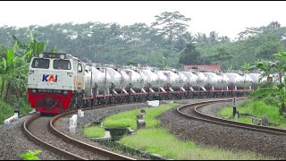 Download lagu KERETA API TANGKI PANJANG‼️ KOMPILASI KERETA TANGKER PERTAMINA mp3