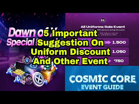 5 Important Suggestion On Uniform Discount And Dawn of special Event - Marvel Future Fight