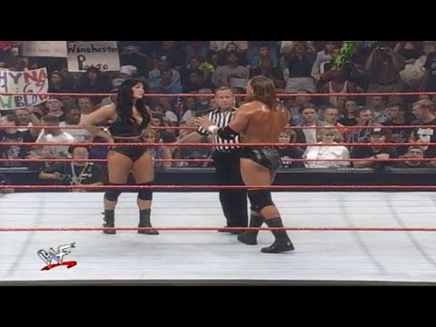Women Vs Man Match - Chyna Vs Triple H Raw 1999 720p HD Full Match