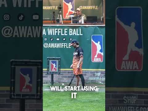 What Was on His Hand?🤔 #dingersornothing #wiffleball #baseball #shorts