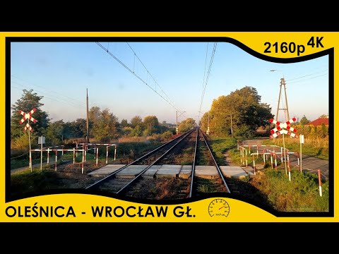 [CABVIEW] Oleśnica ➡️ Wrocław Główny w jesiennym klimacie 🍂 // 4K 30fps, prędkość