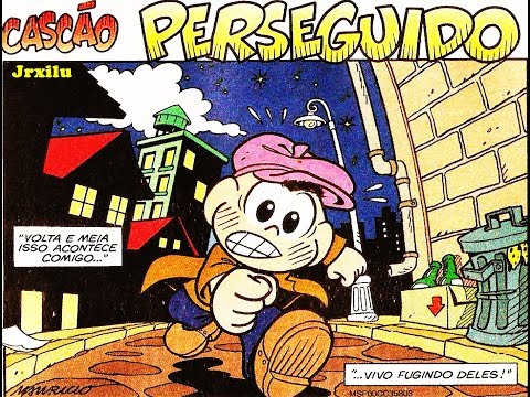 Cascão Perseguido, quadrinhos Turma da Mônica