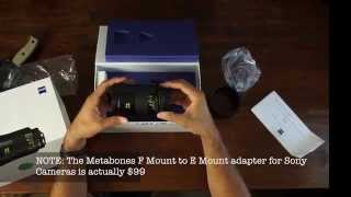 Mike Colón:  Zeiss Otus 55mm Unboxing &amp; Lens Review