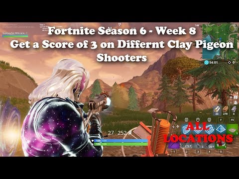 Fortnite Season 6 Week 8 Get A Score Of 3 On Different Clay Pigeon - fortnite season 6 week 8 get a score of 3 on different clay pigeon shooters all locations
