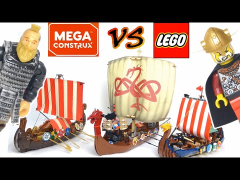 Can LEGO Be Beaten? A Viking Battle - Lego vs Mega Construx