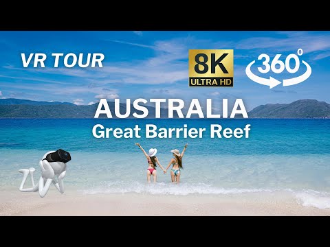 【360°VR】Great Barrier Reef / Fitzroy Island Australia - Virtual Nature Relaxation 8K Video