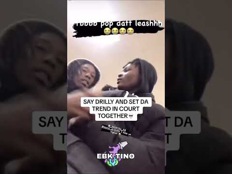 ThrowBack of Say Drilly ✈️ & Set Da Trend⛪️ In Court Together 😭