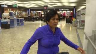 preview picture of video 'Aruna & Hari Sharma arrived Geneva Airport by Airport Bus Nr. 10 from St James Hotel, Dec 17, 2013'