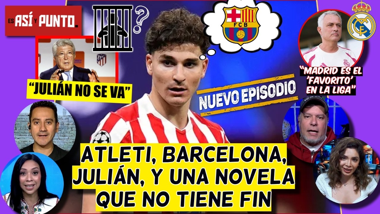BARCELONA SUFRIRÁ SIN un 9; REAL MADRID piensa en TÍTULOS y SIGUE NOVELA de JULIÁN | Es Así y Punto