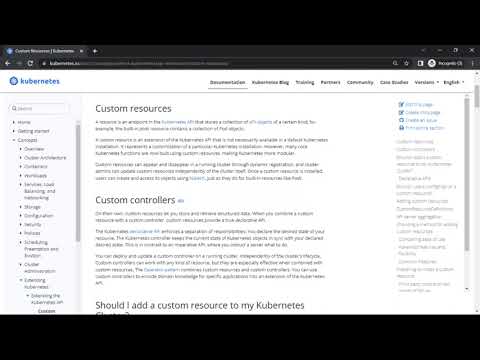 Custom Resource Definitions (CRD)
