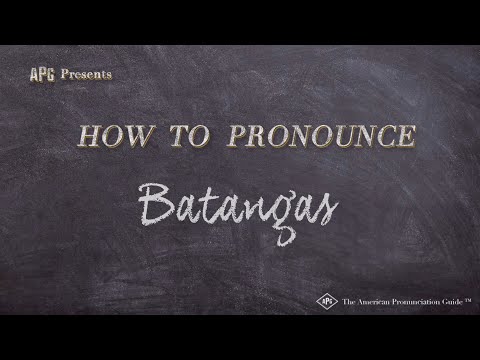 How to Pronounce Batangas (Real Life Examples!)