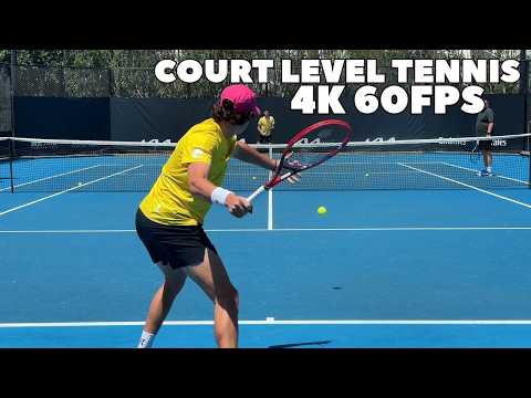 Joao Fonseca's Full Practice 🔥 // Court-Level 4K 60FPS 2025