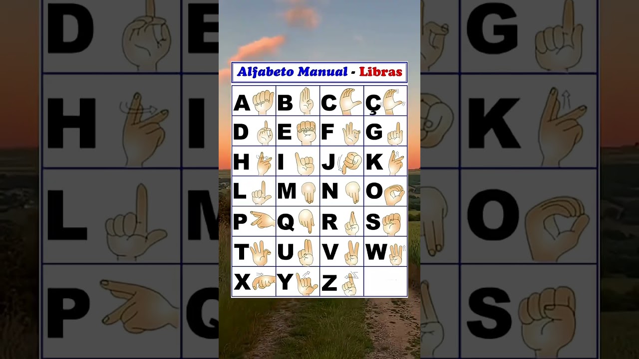 Alfabeto Manual em Libras #libras #linguabrasileiradesinais #linguadesinais