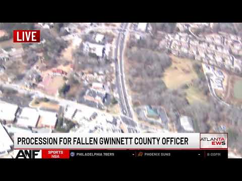 STREAM LIVE: Celebration of life honors fallen Gwinnett County police officer