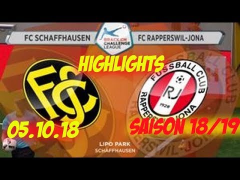Highlights: Fc Schaffhausen vs Fc Rapperswil - Jona (05.10.18)