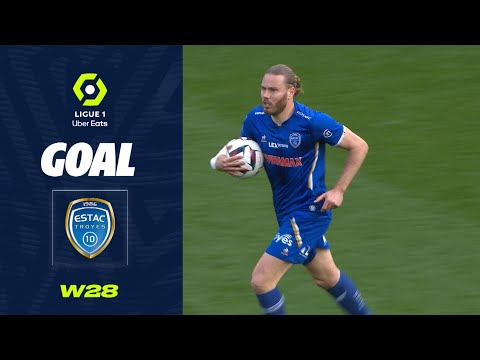 Goal Renaud RIPART (34' - ESTAC) ESTAC TROYES - STADE BRESTOIS 29 (2-2) 22/23