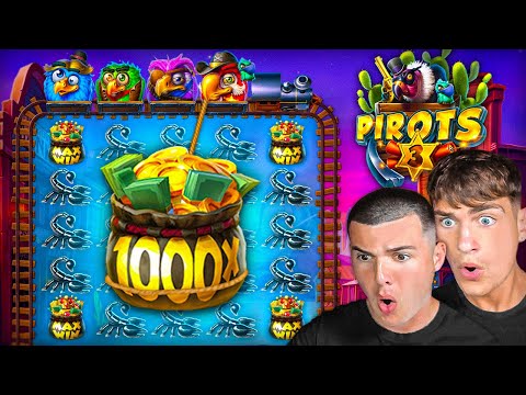 WE GOT OUR RECORD WIN ON PIROTS 3! (1000X LANDED)