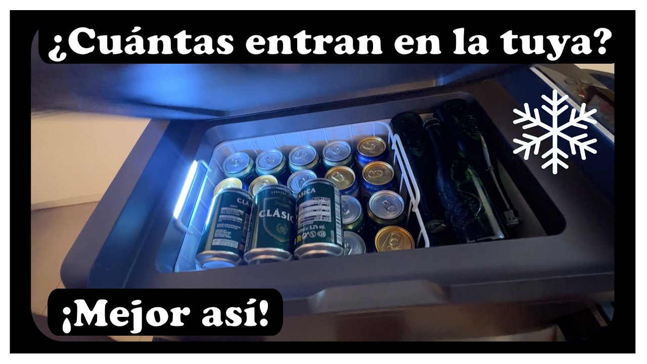 Nevera que enfría de verdad en la CARAVANA