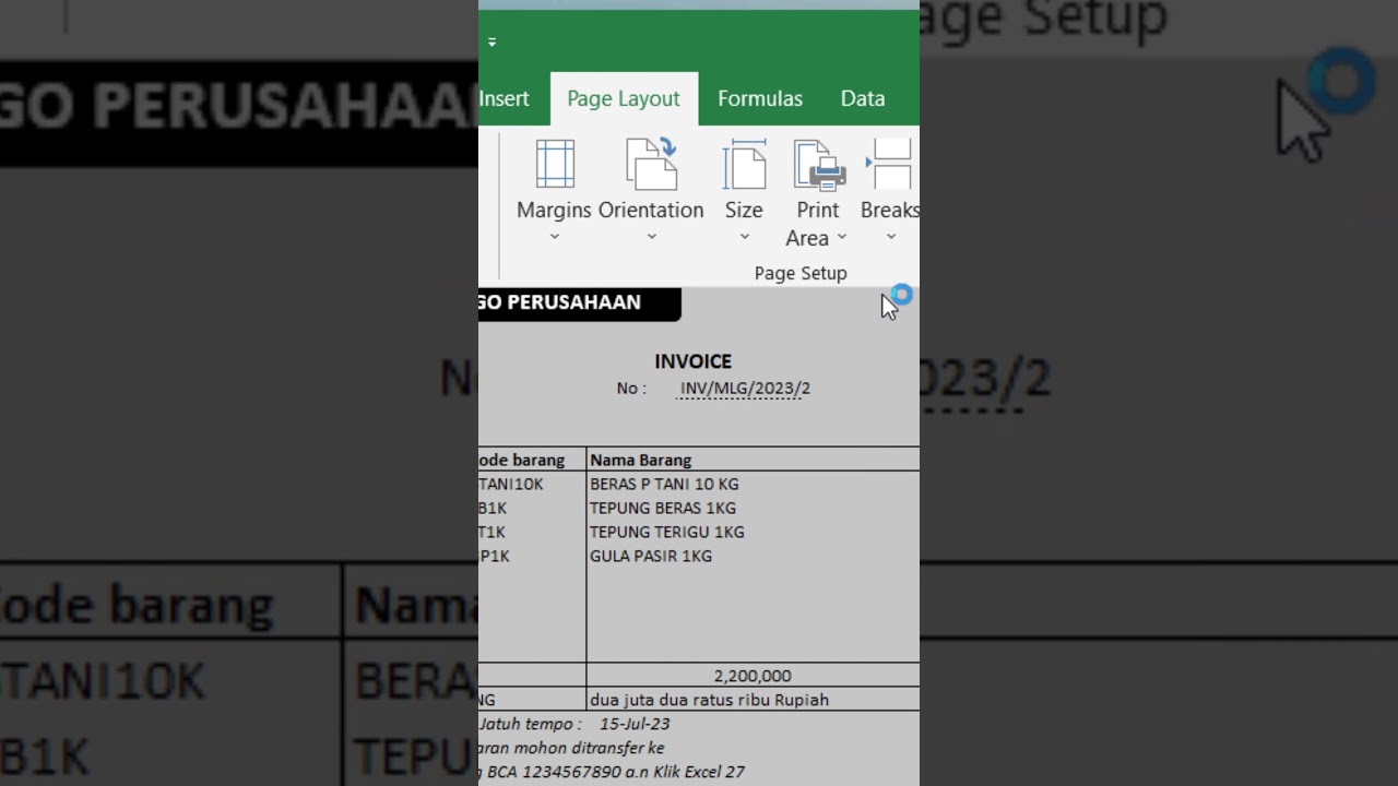 SIMPAN EXCEL MENJADI PDF | EXCEL TO PDF #excelpemula #tipsexcel #tutorialexcel