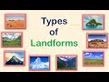 Types Of Landforms Landforms Landforms Video For Kids Landforms On Earth Kids Entry