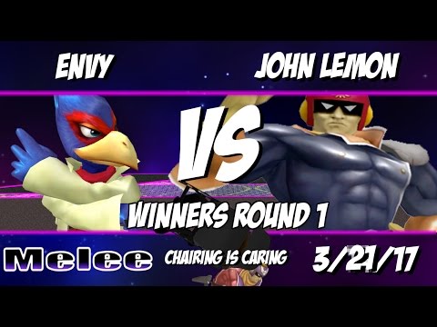 Chairing is Caring #5 3/21/17 - Envy (Falco) vs. John Lemon (Falcon) - SSBM Winner's Round 1