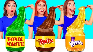 Rich vs Broke vs Giga Rich Food Challenge | Funny Situations by Friendly DO