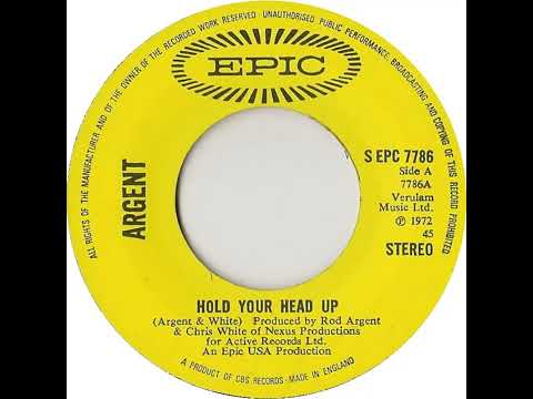 UK New Entry 1972 (49) Argent - Hold Your Head Up