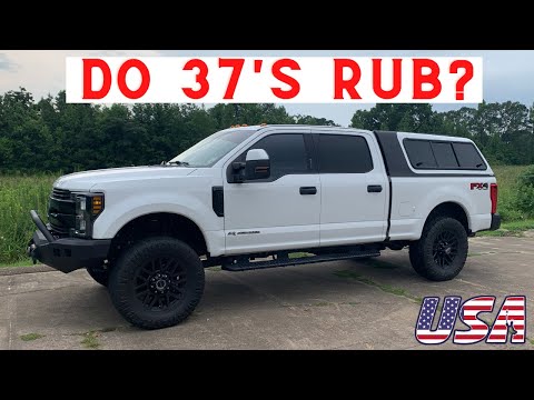 Do 37's rub on F250?