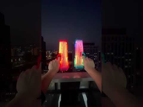 Prism LED Electric Pistol Water Gun - Compact Rechargeable Water Blaster, 350ML Tank, Colorful Glow video
