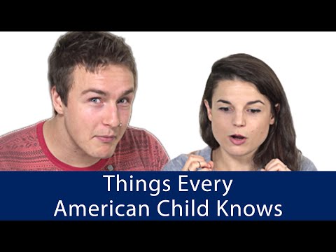 英語の話題 - アメリカの子供が知っていること (English Topics - Things Every American Child Knows)