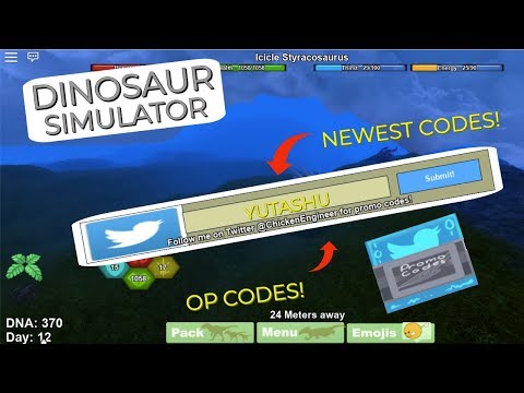 promo codes dinosaur simulator roblox november 2017 free