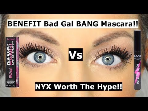 Benefit bad gal bang mascara Vs NYX worth the hype mascara | Is it a DUPE?