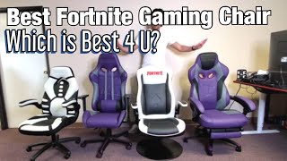 Which is the Best Fortnite Gaming Chair? RAVEN-X vs SKULL TROOPER vs HIGH STAKES-R vs RAVEN-Xi