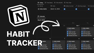 How to Build a Habit Tracker in Notion