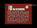 FBI Warning Fox Video CBS Fox Video NBA Entertainment 19991 1993