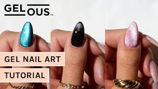 How to Create Three Different Velvet Nails Looks | Gel Nail Trend Tutorial | Gelous Gel Nail Polish