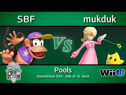 SmashDash XXII - SBF (Diddy Kong) Vs. mukduk (Rosalina) - Pools