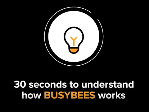 , title : '30 seconds to understand BusyBees'