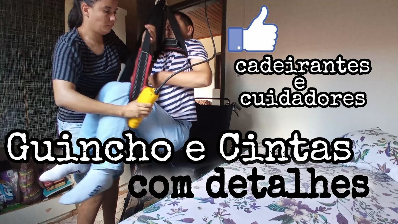 COMO FAZER UM GUINCHO E CINTAS PARA TRANSFERÊNCIA DE CADEIRANTE| Suniga Cadeirante