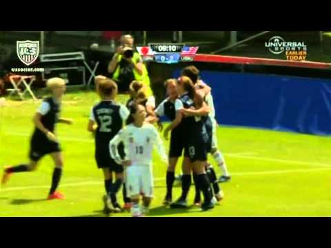 WNT vs. Japan: Abby Wambach Goal - June 18, 2012