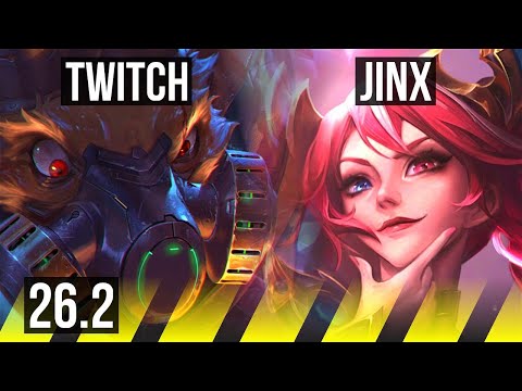 TWITCH & Nautilus vs JINX & Sona (ADC) | 66K damage | NA Grandmaster | 26.2
