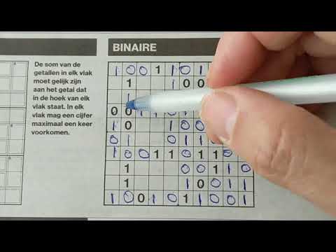 How to solve a Binary Sudoku puzzle (with a Pdf file) 03-27-2019 part 1 of 3