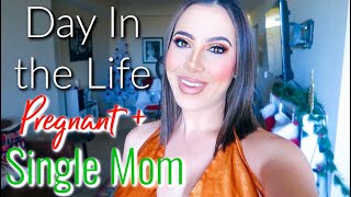 PREGNANT + SINGLE MOM DAY IN THE LIFE 2021| CHANELLE ANGELINA| PREGNANT MOM OF 2| TODDLER| PRESCHOOL