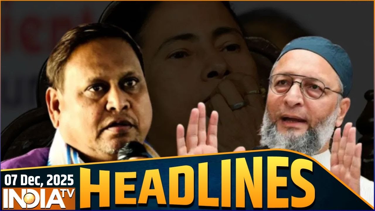 Headlines : TMC से निलंबित Humayun Kabir ने Owaisi के साथ गठबंधन का दावा किय?