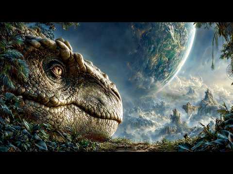 The Planet of Dinosaurs — Deep Ambient Music & Alien World | 4K