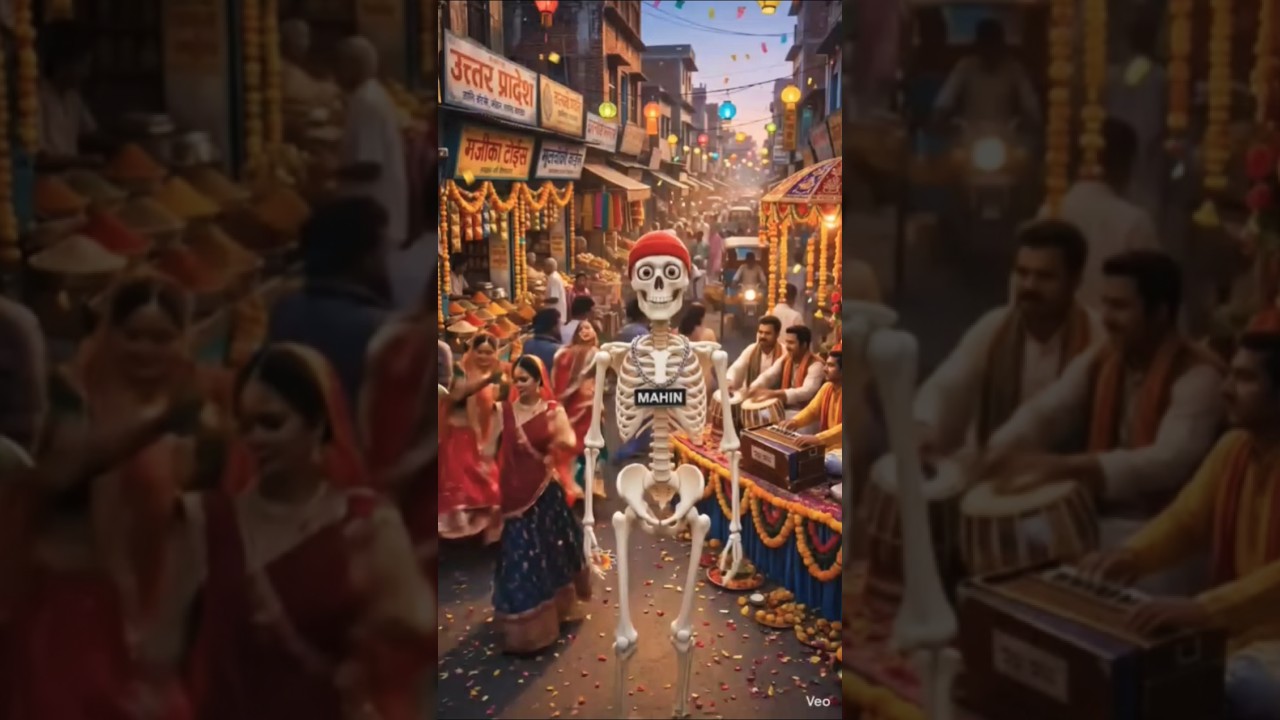 Kya ho agar aap 30 din tak uttar pradesh mein rahe?  #ai #skeleton #gemini #chatgpt