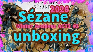 【セザンヌWinter2026】ACT3#2♡フラワープリントお宝ハント再び♡おこぼれ作戦大成功‼️❤️ALERT連打で即ポチる♡ベルベット♡#セザンヌ#sezane#開封動画#diana#dress