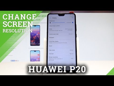 How to Change Screen Resolution in HUAWEI P20 - Set Up Display Resolution |HardReset.Info