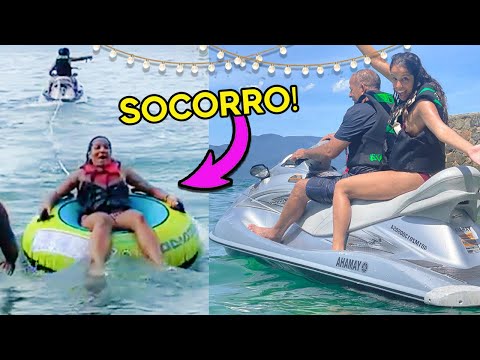 ARRASTAMOS A JULIANA BALTAR PELO MAR + PASSEIO DE BARCO -  REALITY FAMÍLIA SÁ-BALTAR (EP.3)